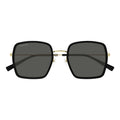 Gucci GG1848S001 Gold-Tone Frame Sunglasses — Black