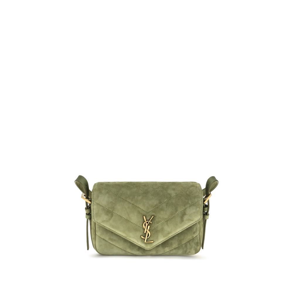 Saint Laurent LouLou Shoulder Bag — Green
