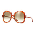 Gucci GG1431S002 Square Full Rim Gradient Lens Sunglasses — Havana