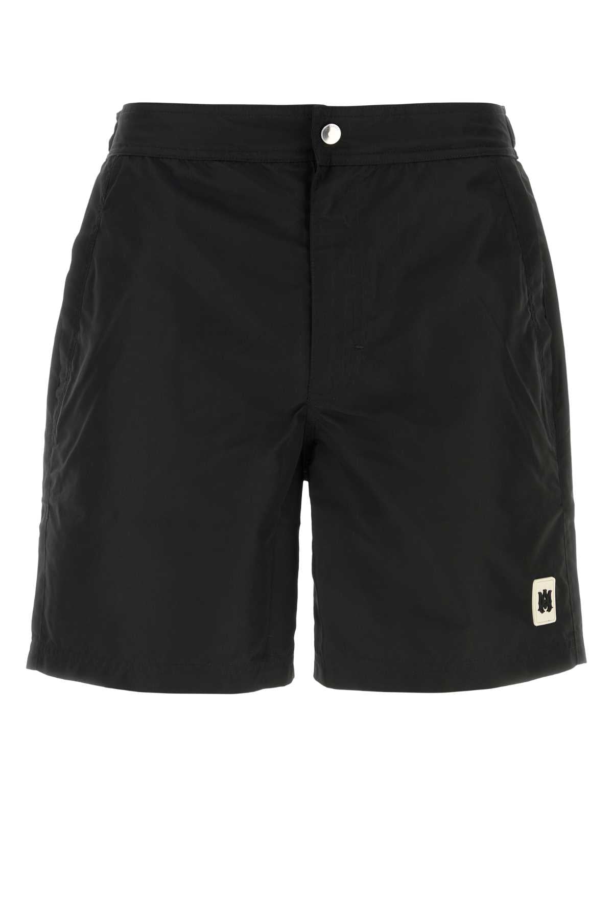 Amiri Trunk Swim Shorts — Black