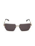 Just Cavalli SJC110 Frameless Metal Sunglasses — Rose gold