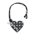 Ganni Bou Heart Keychain — Black