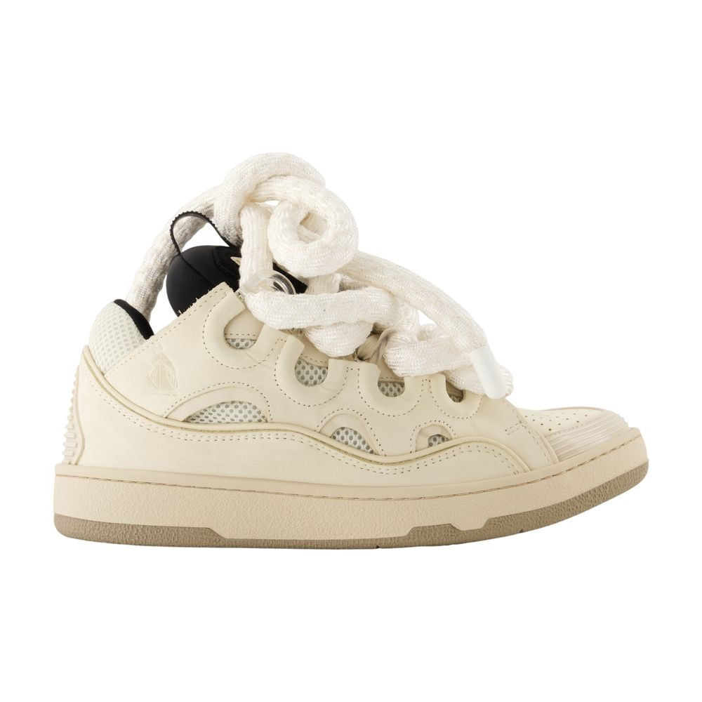 Lanvin Curb Sneaker — Beige