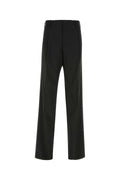 Versace Wool Elastane Trousers — Black