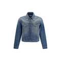 Versace Stonewashed Denim Jacket — Blue