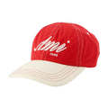 AMI Paris UCP293.AW0053-A202 Baseball Cap — Red