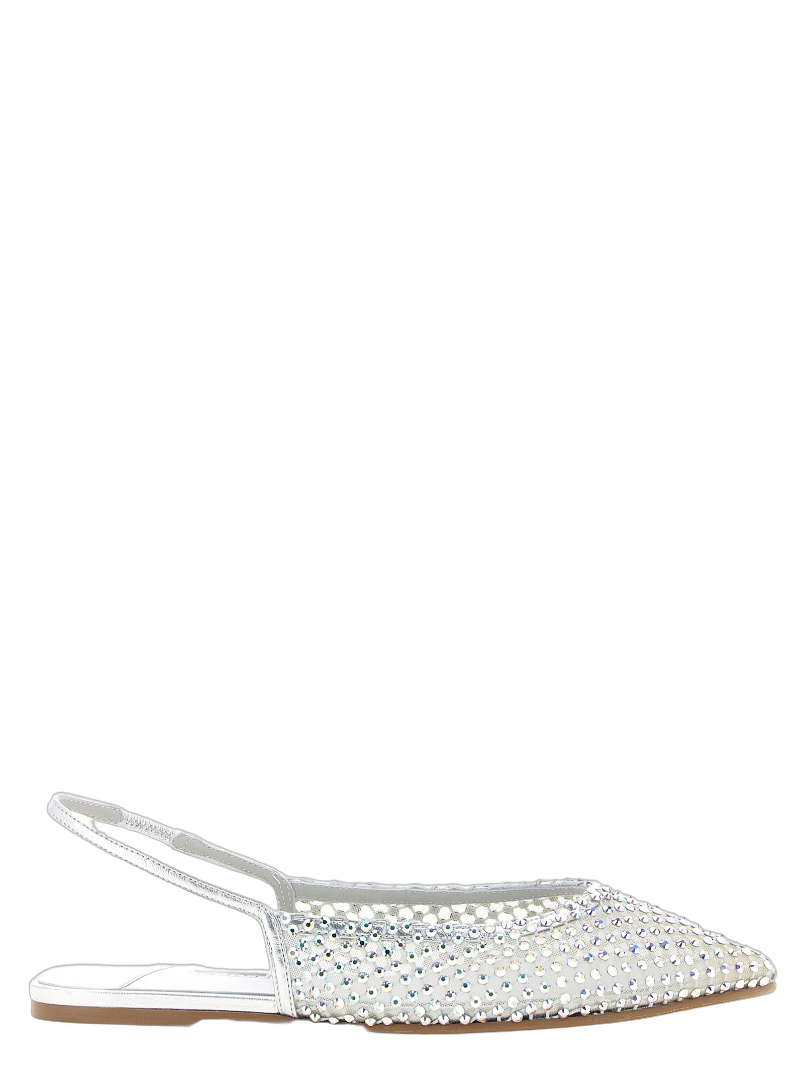 Le Silla Gilda Ballet Flat — Silver