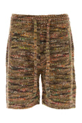 Alanui Grunge Beat Bermuda Shorts — Multicolor