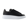 Alexander McQueen Oversized Platform Leather Sneaker — Black