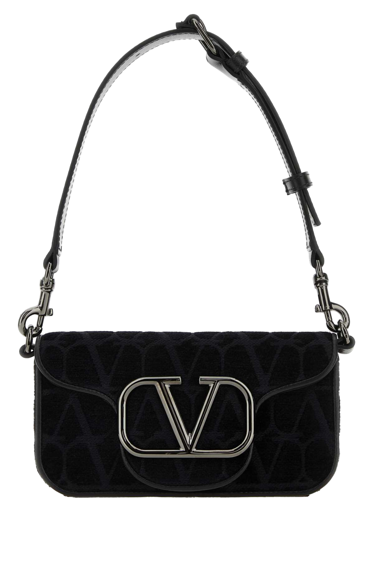 Valentino Garavani Quilted Calf Shoulder Bag — Black