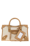 Balenciaga Le City Top Handle Bag — Beige