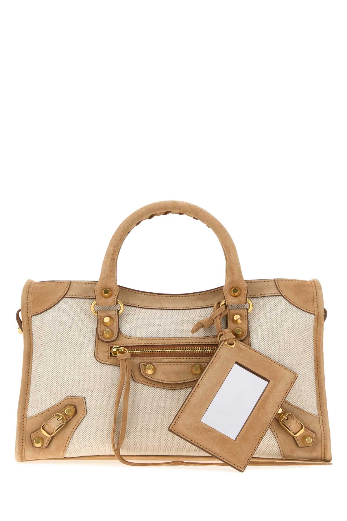Balenciaga Le City Top Handle Bag — Beige