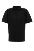 Homme Plisse' Issey Miyake Colors Polo Shirt — Black