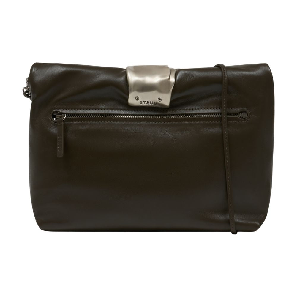 Staud Cuff Clutch — Brown