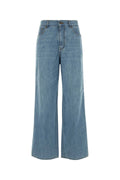 Miu Miu Light Blue Chambray Jeans — Blue