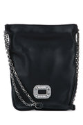 Roger Vivier Pocket Crossbody Bag — Black