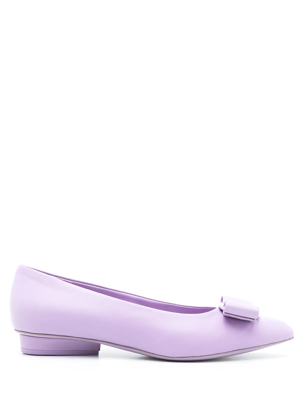Ferragamo Ballerina Flat — Purple