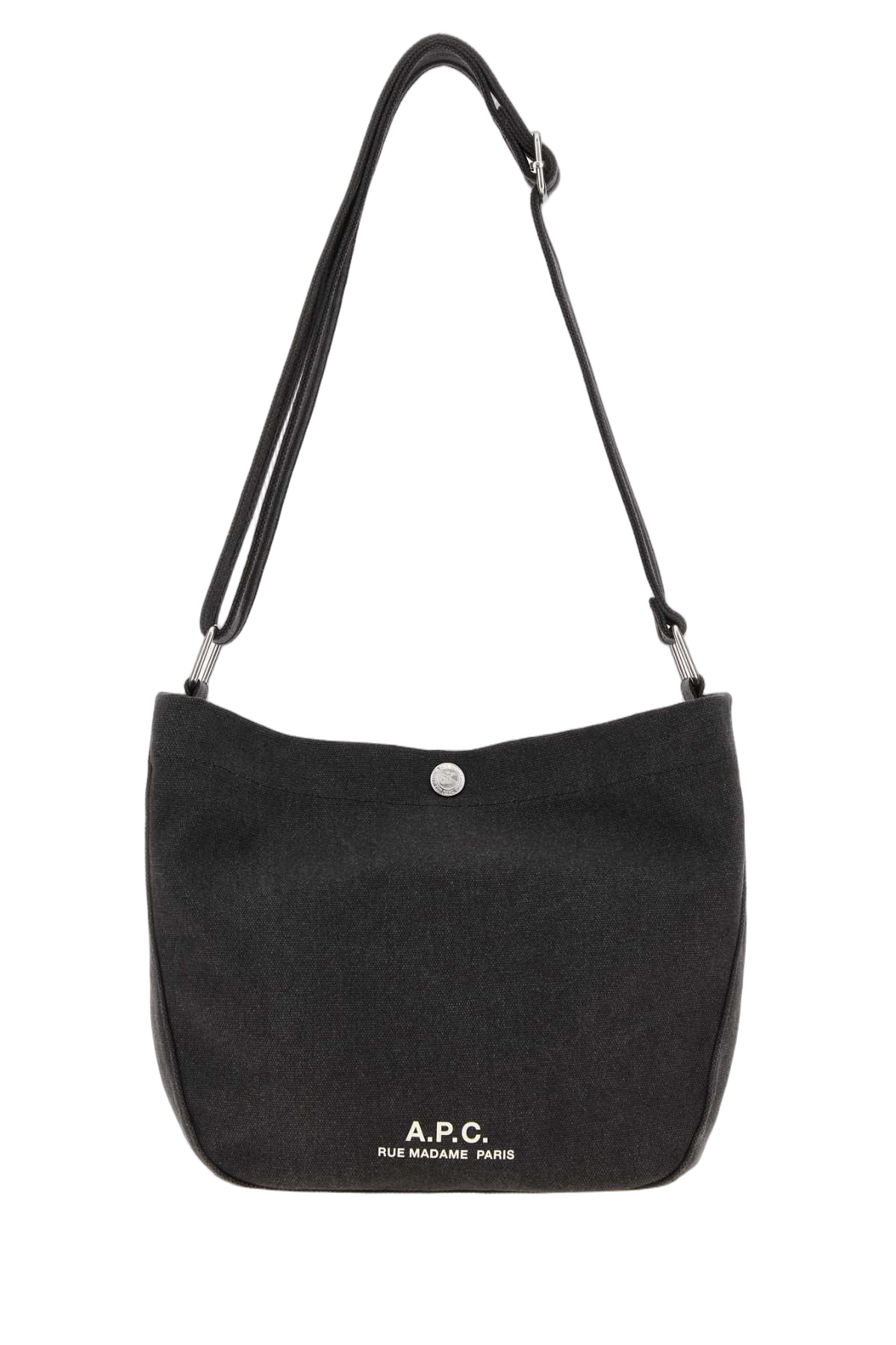 A.P.C. Besace Journal Crossbody Bag — Black