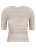 Issey Miyake Jiggly Pleats Blouse — Beige