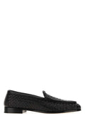 Bottega Veneta Intrecciato Leather Loafer — Black