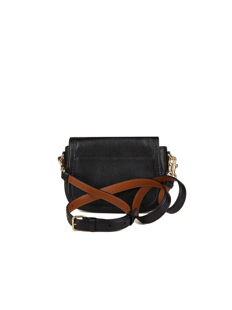 Coach Leather Crossbody Bag — Black