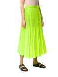 Valentino Pleated Skirt — Yellow
