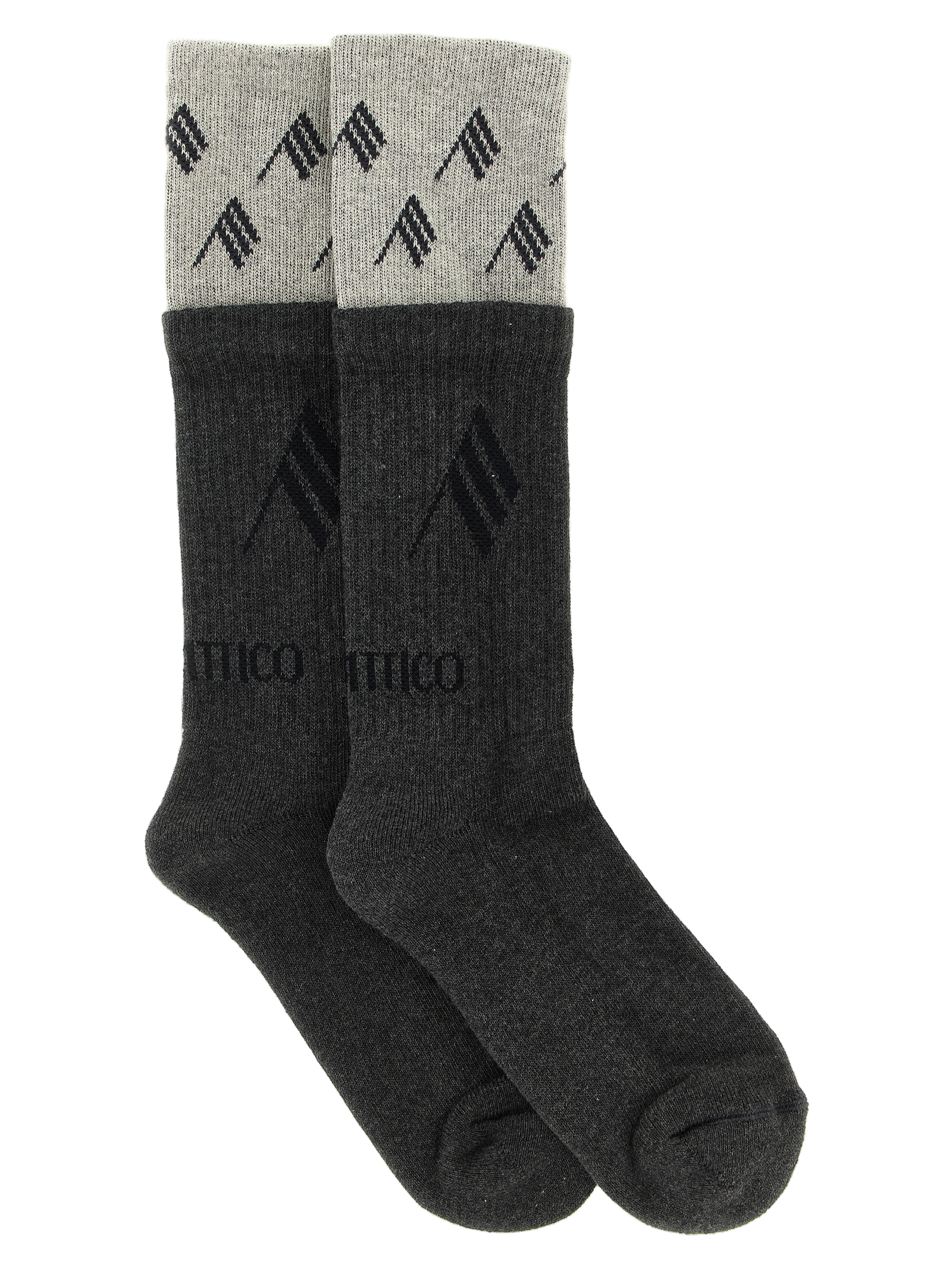 Gray Cotton Socks Clothing