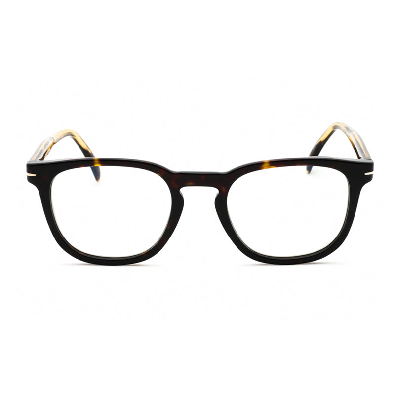 David Beckham Square Full Rim Tortoiseshell Eyeglasses — Brown