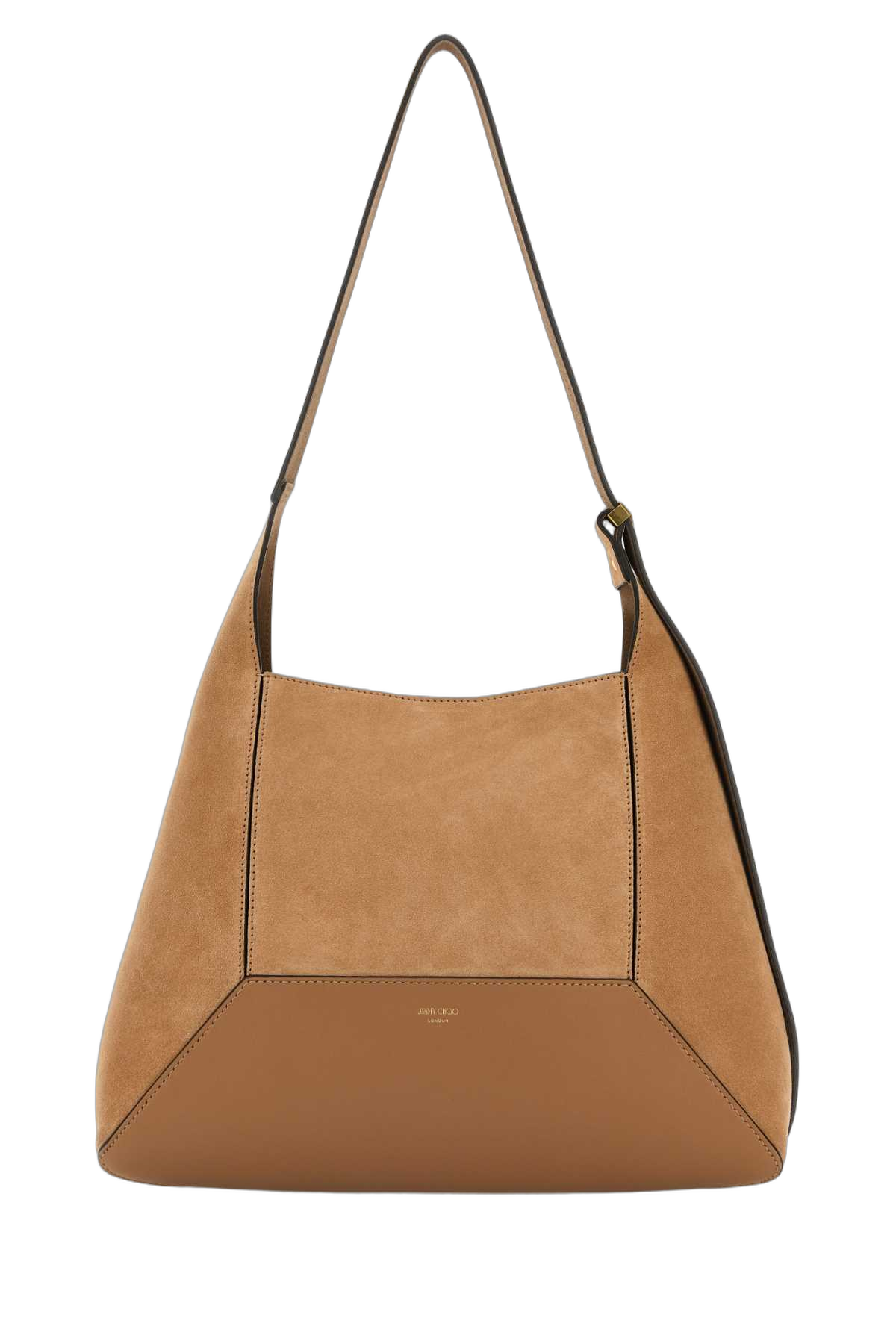 Jimmy Choo Diamond Hobo Shoulder Bag — Camel