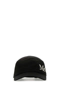 Alexander McQueen 6328964105Q Cotton Baseball Cap — Black