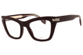 Marc Jacobs MJ11140LHF00 Cat-Eye Full Rim Eyeglasses — Burgundy