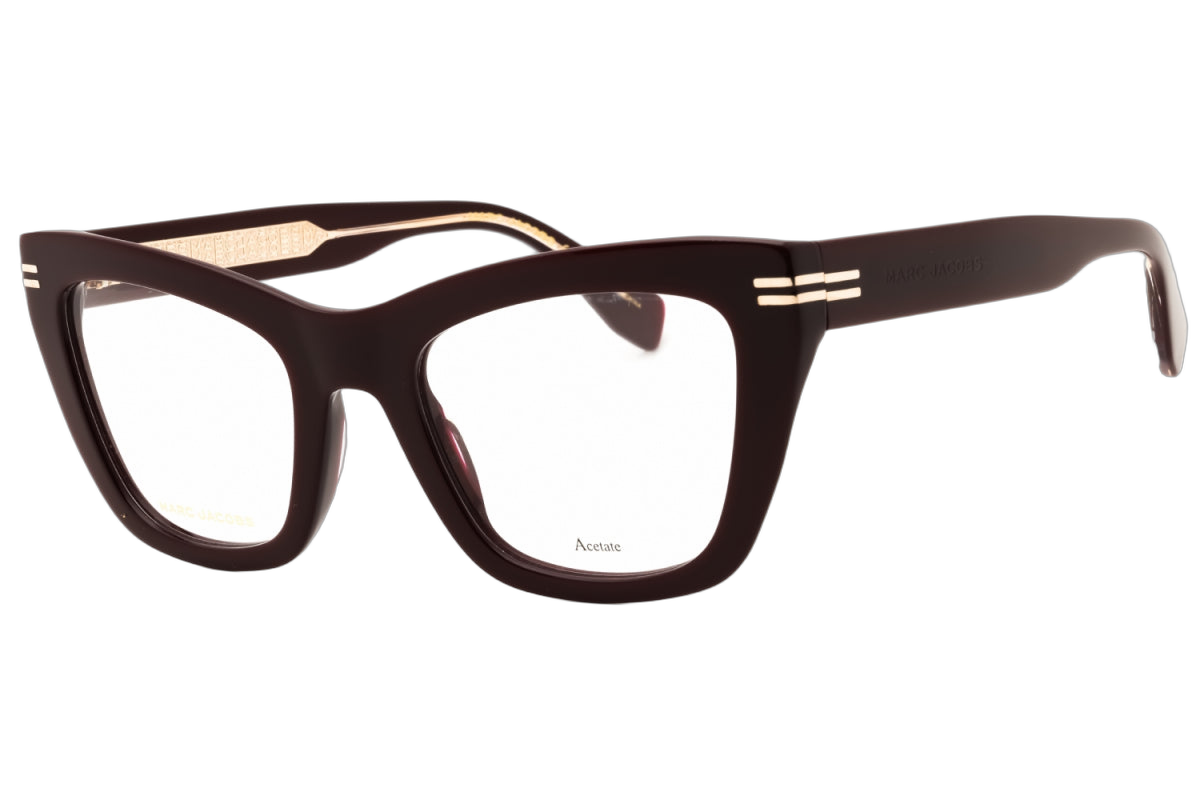 Marc Jacobs MJ11140LHF00 Cat-Eye Full Rim Eyeglasses — Burgundy