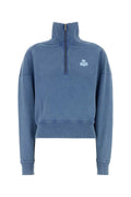 Isabel Marant Etoile Cotton-Blend Sweatshirt — Blue