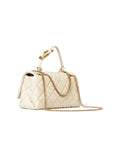 Marc Jacobs Quilted Calf Leather Shoulder Bag — White