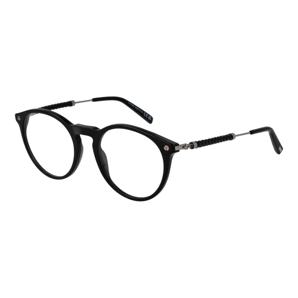 Tod's TO-1044777 Round Acetate Eyeglasses — Black