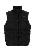Prada Re-Nylon Down Vest — Black