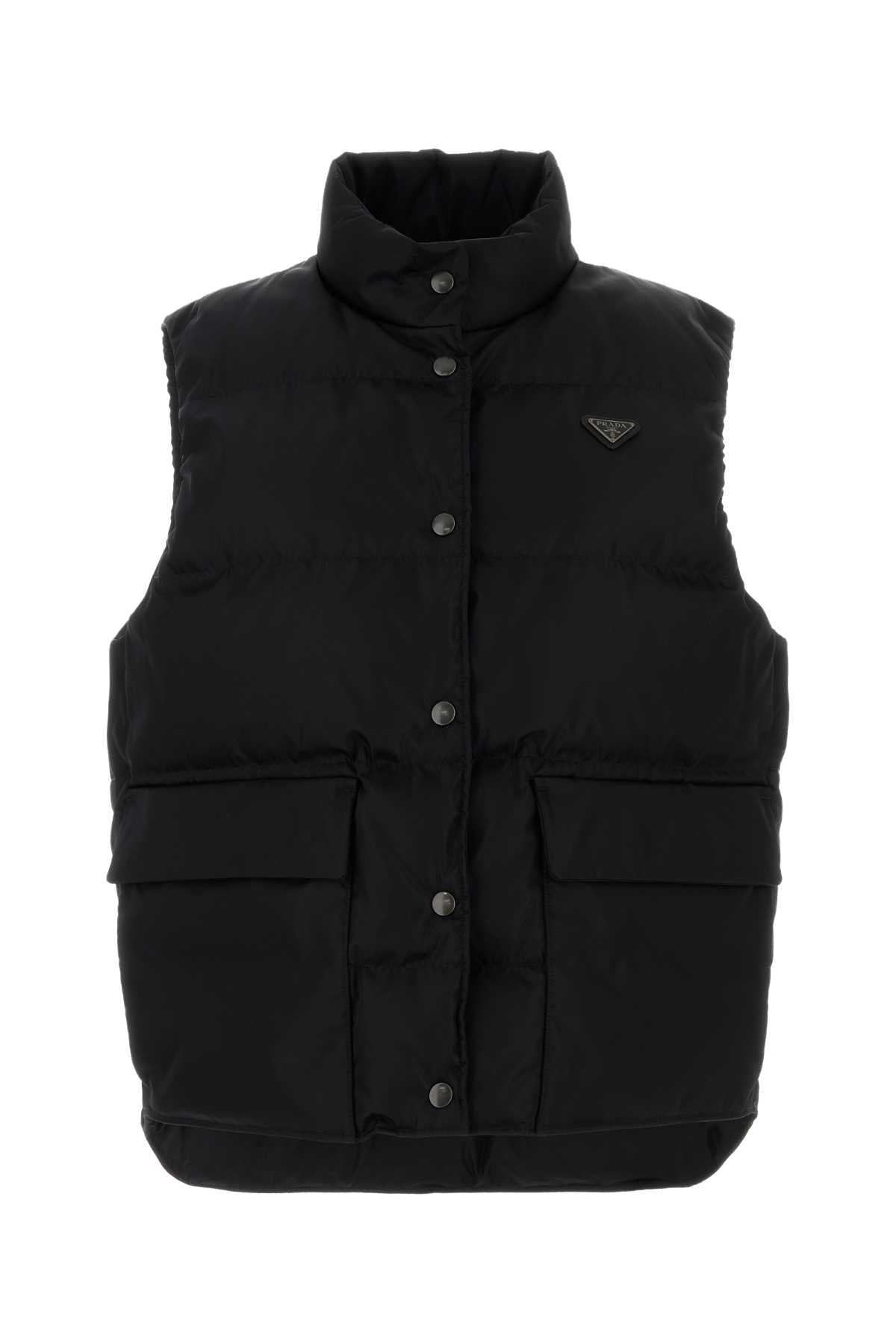 Prada Re-Nylon Down Vest — Black
