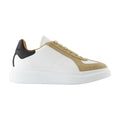 Alexander McQueen Colorblock Calfskin Sneaker — Multicolor