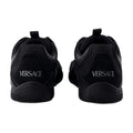 Versace Leather Calfskin Sneaker — Black