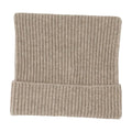 Acne Studios C40426-DRN Ribbed Cotton Beanie — Beige