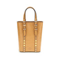 Valentino Garavani Rockstud Shoulder Bag — Beige
