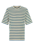 Jil Sander Striped Cotton T-shirt — Beige