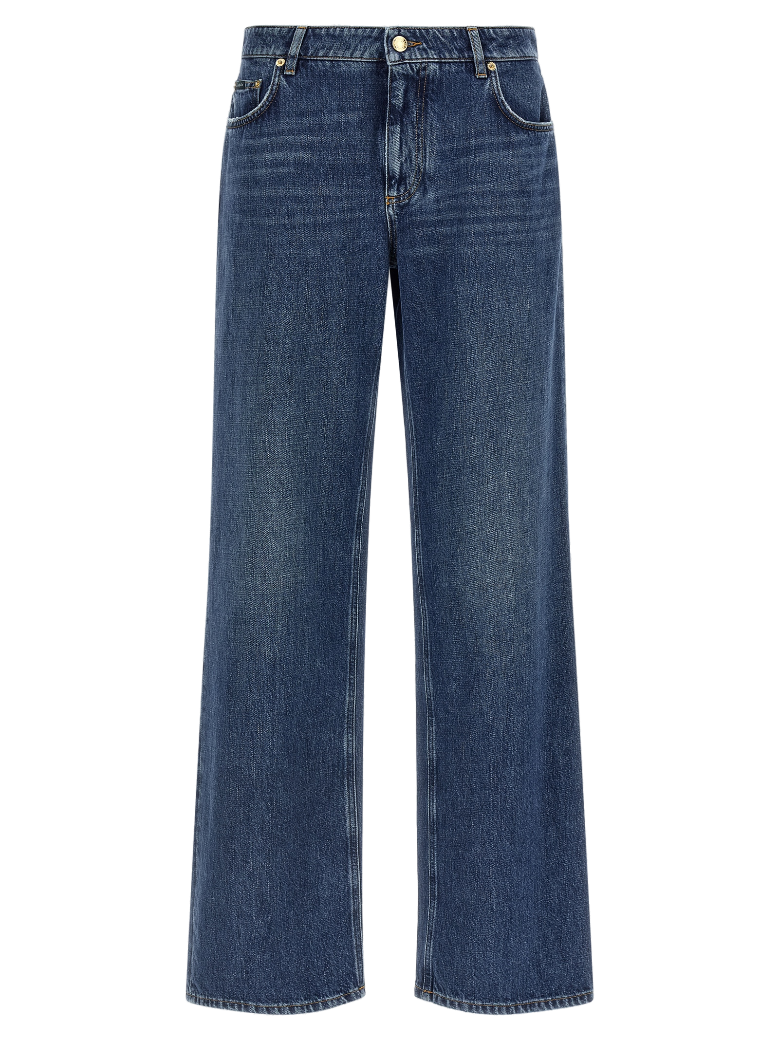 Dolce & Gabbana Cotton Relaxed Fit Jeans — Blue