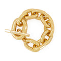 Rabanne Chunky Gold-Plated Chain Link Bracelet — Gold