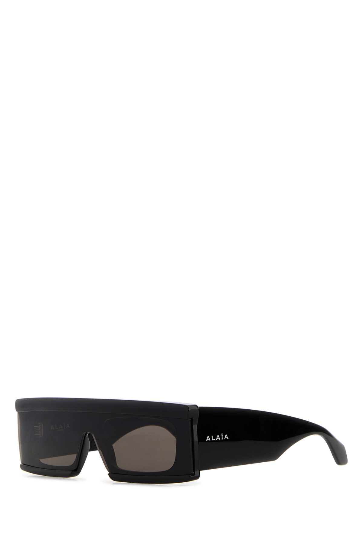 Alaia SUNGLASS Acetate Sunglasses — Black