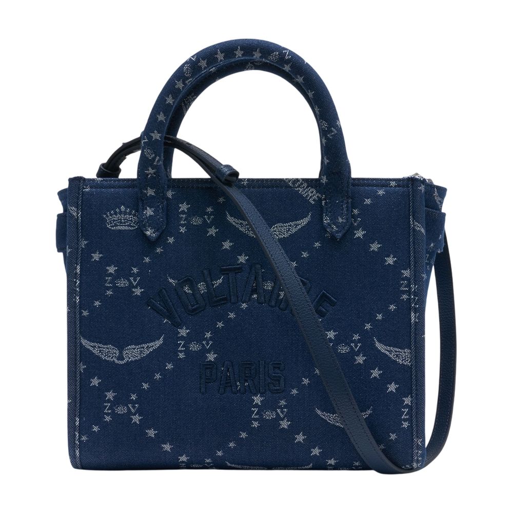 Zadig & Voltaire Angel Xs Tote Bag — Navy