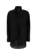 Ferragamo 100% Silk Shirt — Black