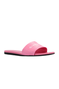Givenchy 4G Monogram Canvas Slide Sandal — Pink