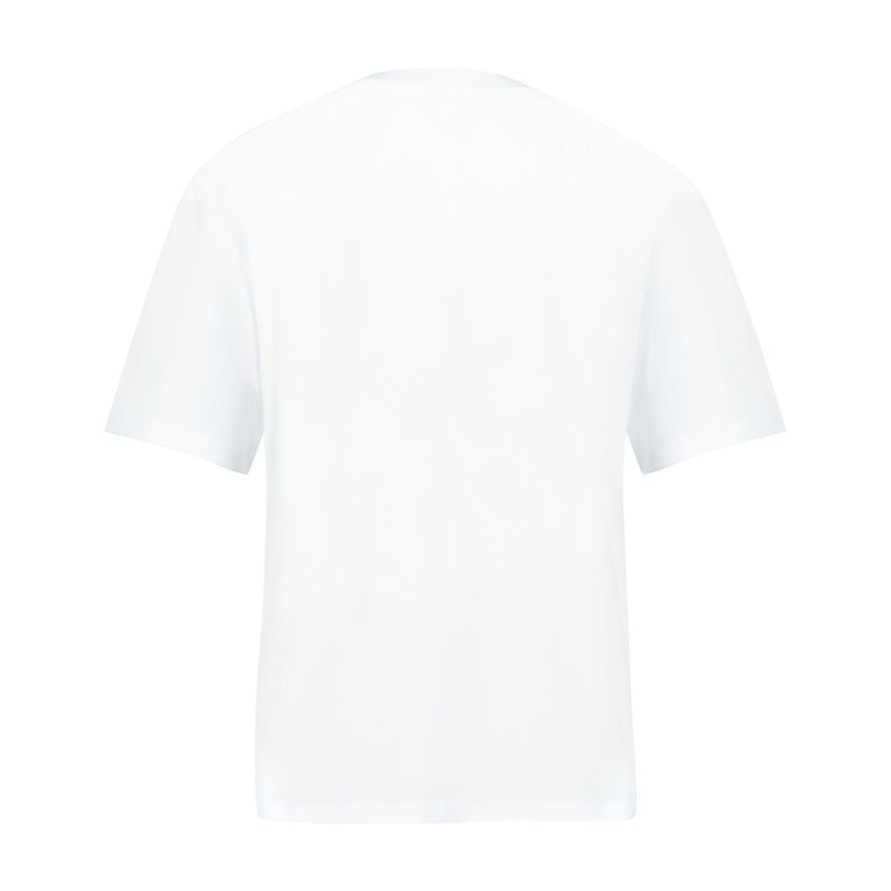 Ganni Beaded Baby Tiger Print T-Shirt — White