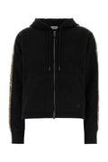 Burberry Check Stripe Sweatshirt — Black